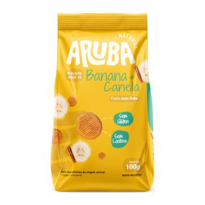 Biscoito Doce Banana e Canela Sem Glúten 100g