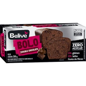 Bolo Sem Açúcar Double Chocolate 260g