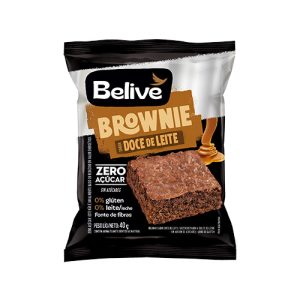 Brownie Zero Açúcar Doce de Leite Caixa com 10 un de 40g