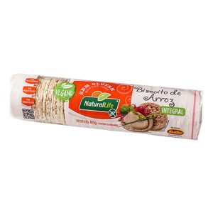 Biscoito de Arroz Mini Sem Glúten Vegano 80g