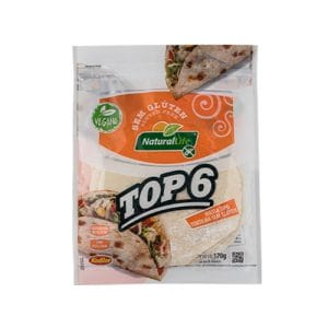 Top6 Tortilhas Sem Glúten 170g