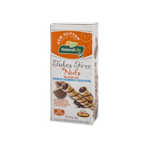 Tubes Free Nut´s Castanhas e Cacau Puro Sem Glúten 50g