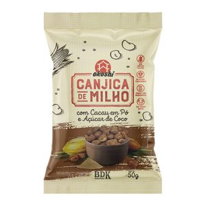 Canjica de Milho com Cacau em Pó e Açúcar de Coco 50g